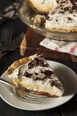Homemade Black Bottom Cream Pie