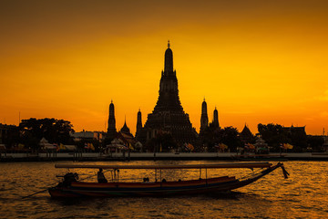 Wat Arun Temple in bangkok thailand
