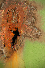Background of peeled paint