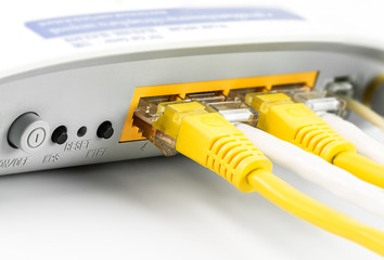 Modem router network hub