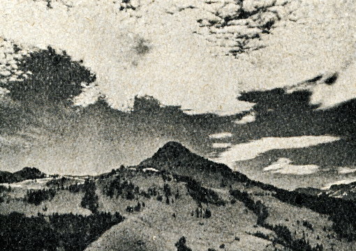 Altocumulus clouds