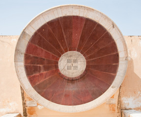 sun dial in the jantar mantar open air observatory in india - 65522657
