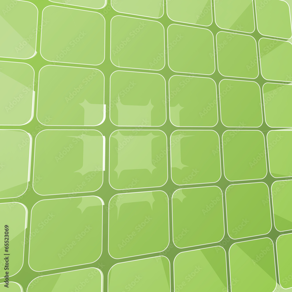 Poster abstract transparent green prism structure - background vector