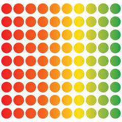 Colorful Background Template With Circles