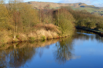 Hudderfield Narrow Canal in Friezland Oldham