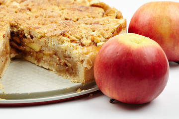 Crumble apple pie