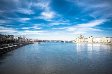 Fototapeta premium building of Parliament in Budapest