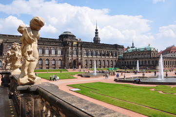 Zwinger in Dresden / Sachsen