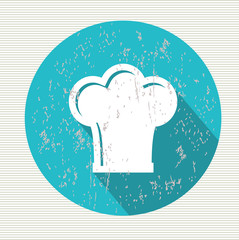 Hat cooking symbol,vector