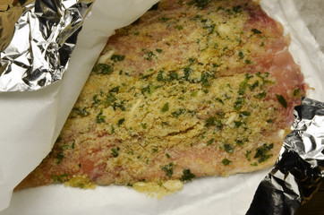 Pesce al cartoccio Wrapped fish fillet