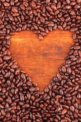 Heart of sunflower grains in chocolate,
