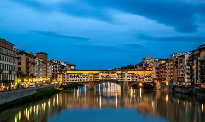 Obraz premium Ponte Vecchio Florence Italy