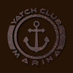 yatch club marina logo