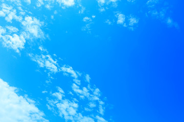 Clouds on blue sky