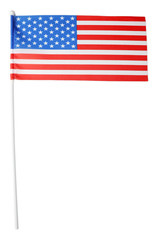 USA flag, isolated on white