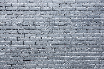 Silver Painted Brick Wall - 65530201