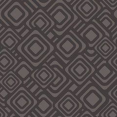 Seamless geometric dark pattern. Vector illustration.