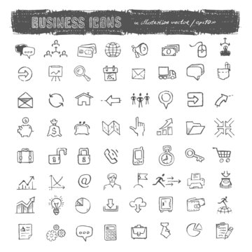 Business icons. Vector format