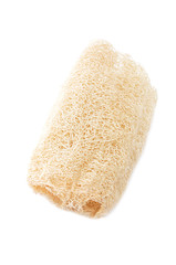 Loofah - natural fiber for body scrubbing - isolated on white