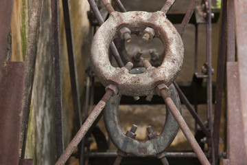 old mill wheel