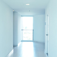 White hallway or corridor