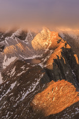 Fototapeta premium Caltun lake in Fagaras Mountains