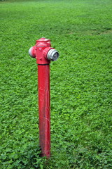 old red hydrant
