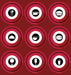 Food Icons in Flat Design