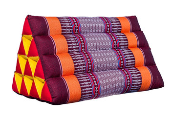 Triangle pillow thai classic on isolated
