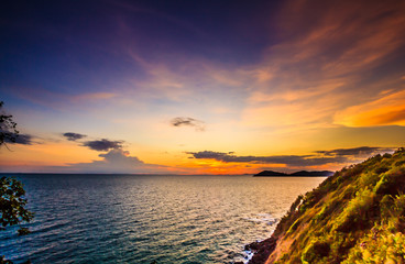 Obraz premium sunset on the beach