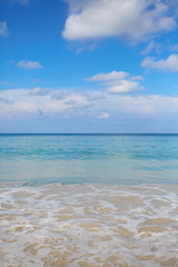 beautiful beach and tropical sea summer