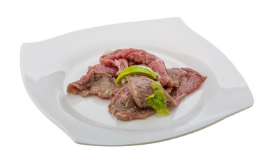 Beef carpaccio