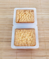 deep fried tofu bubble or bean curd tofu