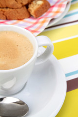 cantuccini et café
