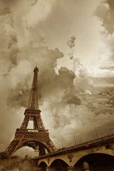 Eiffel Tower - obrazy, fototapety, plakaty