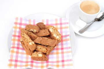 cantuccini et café