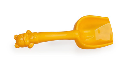 children yellow scoop