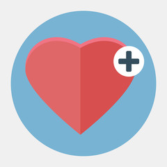 Obraz premium Vector heart icon