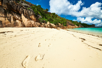 Beautiful beach at Seychelles