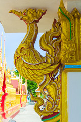 golden swan statue  Thai art