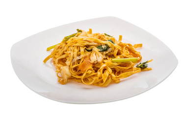 Fried noodles with vegetables