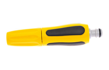 Watering Hose Nozzle Isolated on White Background