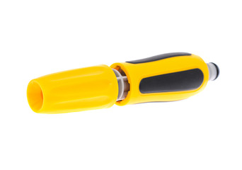 Watering Hose Nozzle Isolated on White Background