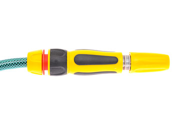 Watering Hose Nozzle Isolated on White Background