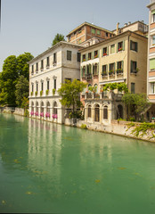 Fototapeta na wymiar Riverfrint Treviso WŁOCHY