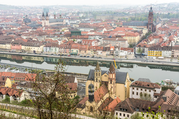 Fototapeta premium Wuerzburg City