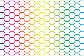 #Background #wallpaper #Vector #Illustration #design #free #free_size #charge_free #colorful #color rainbow,show business,entertainment,party,image 壁紙（虹・七色・レインボー・六角）
