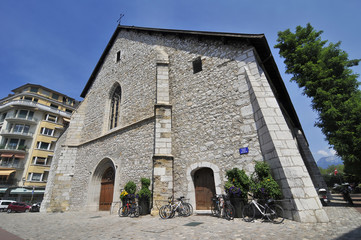 Fototapeta na wymiar Antica chiesa in Annecy