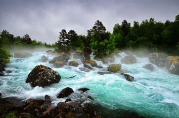 mountain river in Norway