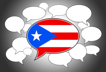 Communication concept - Speech cloud